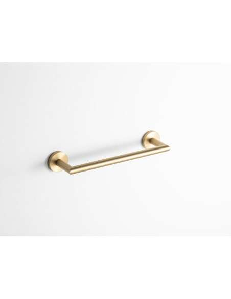 Toallero de barra Round de 35 cm oro cepillado PVD GME 4300OR