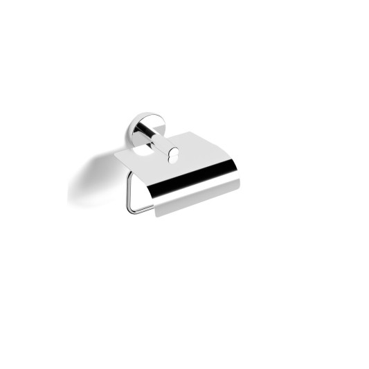 Portarrollos con tapa Round cromo GME 4304