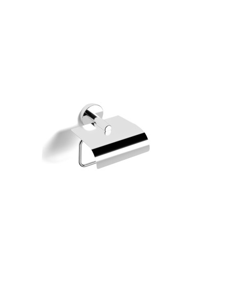 Portarrollos con tapa Round cromo GME 4304