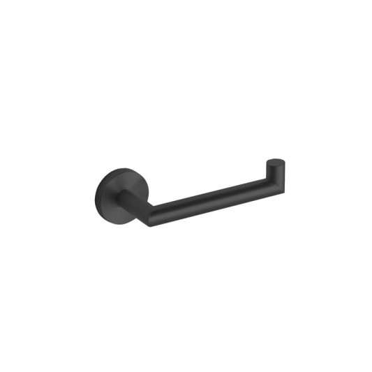 Portarrollos sin tapa Round negro GME 4308NG