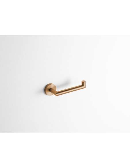 Portarrollos sin tapa Round cobre cepillado PVD GME 4308CB