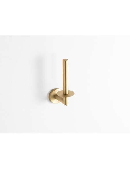 Portarrollos vertical Round oro cepillado PVD GME 4309OR