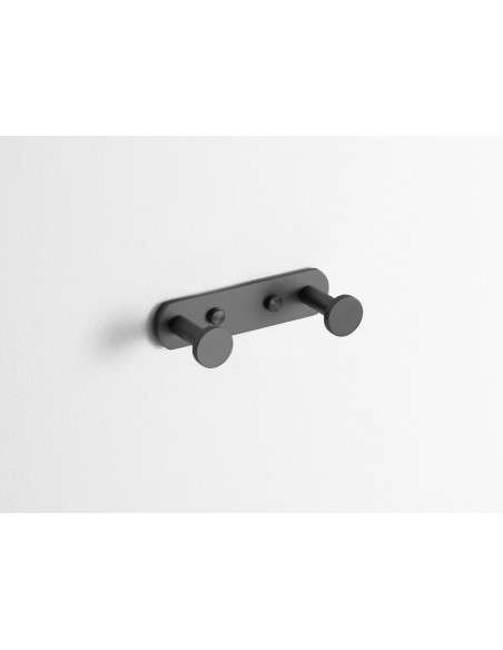 Percha doble Round titanio PVD GME 4306T