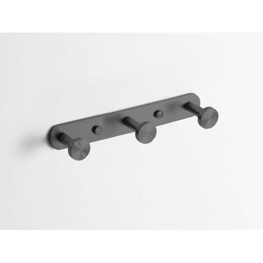 Percha triple Round titanio PVD GME 4307T