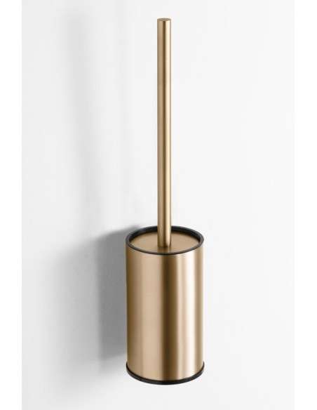 Escobillero de pared Round oro cepillado PVD GME 4314OR