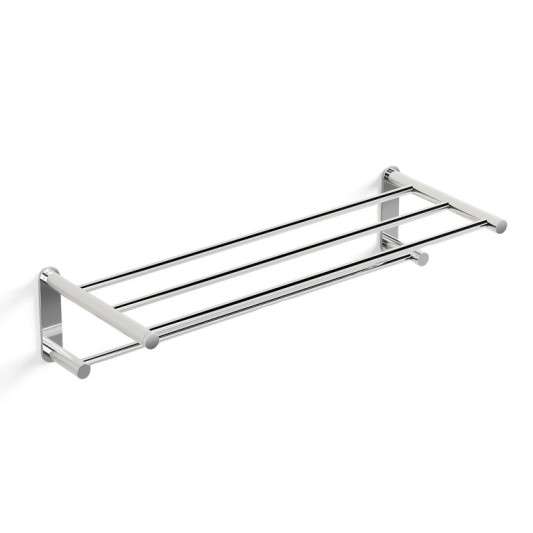 Toallero repisa Round cromo GME 4310