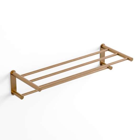 Toallero repisa Round cobre cepillado PVD GME 4310CB