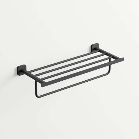 Toallero repisa Quadra negro mate GME 4510NG