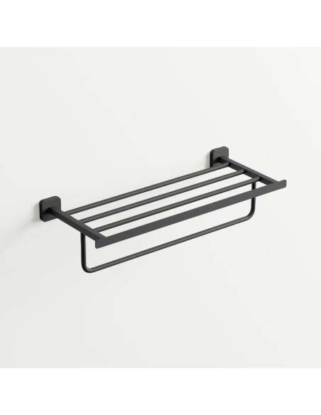 Toallero repisa Quadra negro mate GME 4510NG