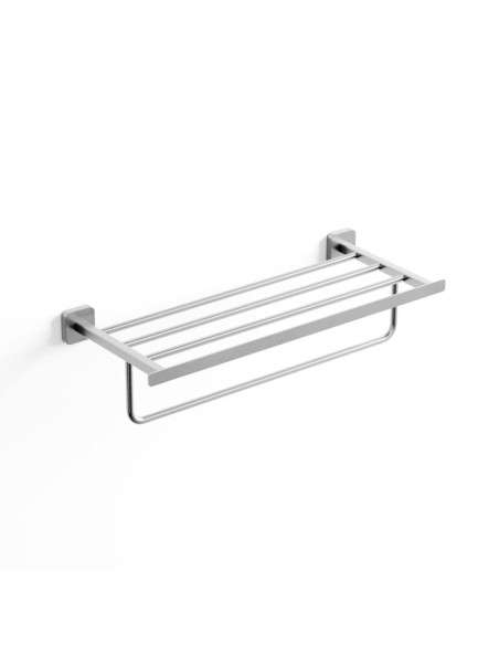 Toallero repisa Quadra níquel cepillado PVD GME 4510NK