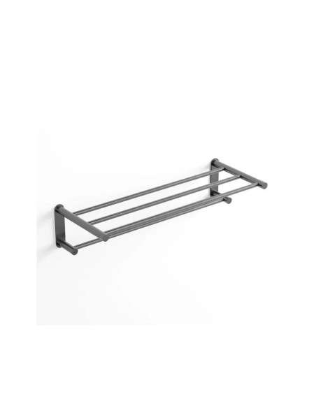 Toallero repisa Round titanio PVD GME 4310T