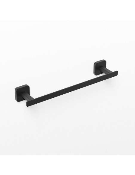Toallero de barra Quadra de 35 cm negro mate GME 4500NG
