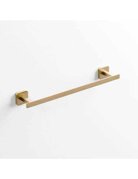 Toallero de barra Quadra de 35 cm oro cepillado PVD GME 4500OR