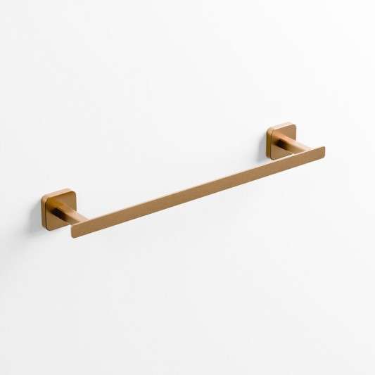 Toallero de barra Quadra de 35 cm cobre cepillado PVD GME 4500CB