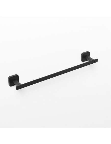 Toallero de barra Quadra de 45 cm negro mate GME 4501NG