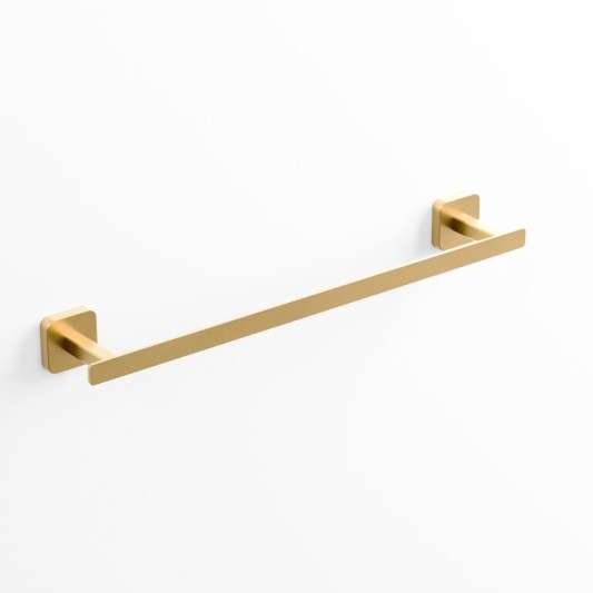 Toallero de barra Quadra de 45 cm oro cepillado PVD GME 4501OR
