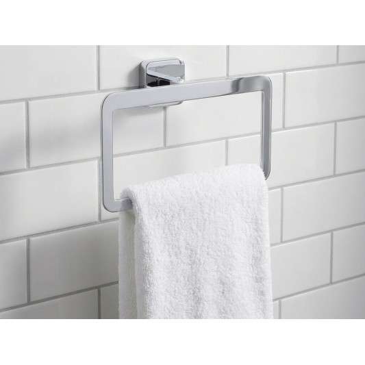 Toallero de anilla Quadra cromo GME 4503