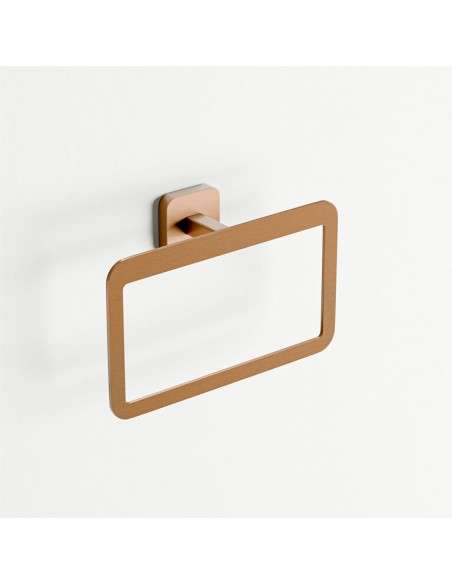 Toallero de anilla Quadra cobre cepillado PVD GME 4503CB