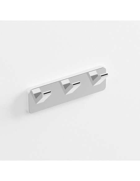 Percha triple Quadra cromo GME 4507