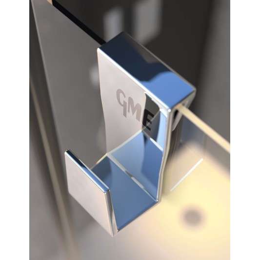 Percha para mampara Quadra cromo GME 0012 2