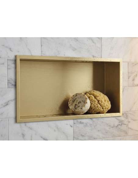 Hornacina empotrada GME 60x30x10 cm oro PVD 4321OR