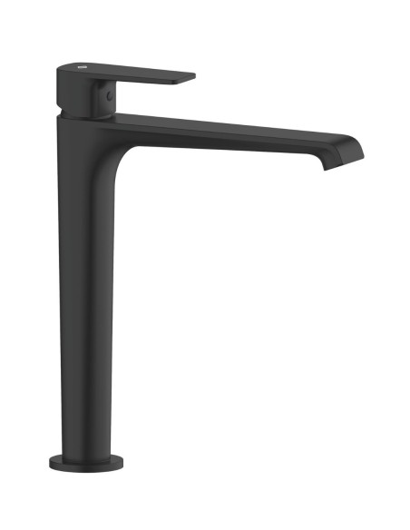 Grifo de lavabo de caño alto Fiore negro mate 3261NG