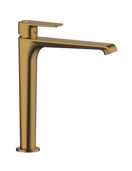 Grifo de lavabo de caño alto Fiore oro cepillado 3261OR
