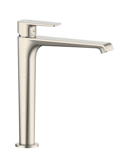 Grifo de lavabo de caño alto Fiore níquel cepillado 3261NK