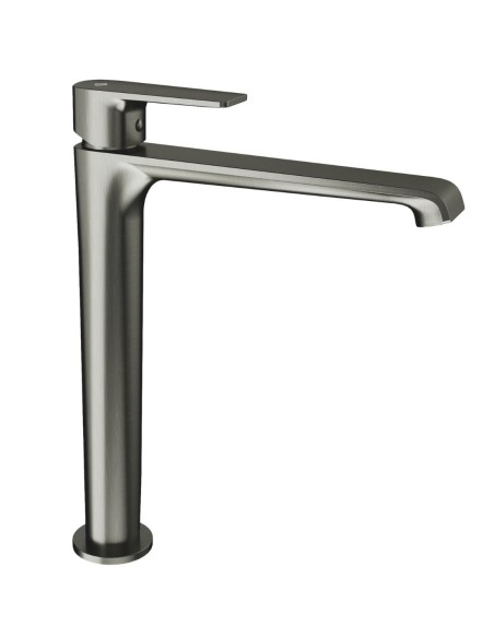 Grifo de lavabo de caño alto Fiore titanio 3261T