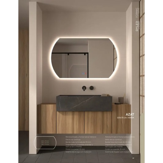 Espejo LED Azat de Dyled, Standard y Standard Pro 2