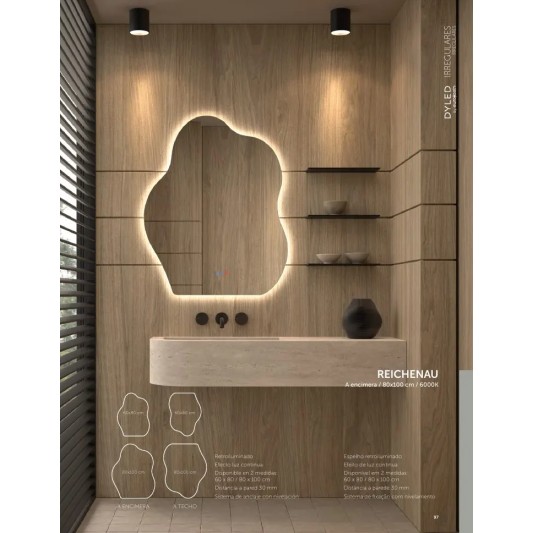 Espejo LED Reichenau de Dyled, Standard y Standard Pro 2