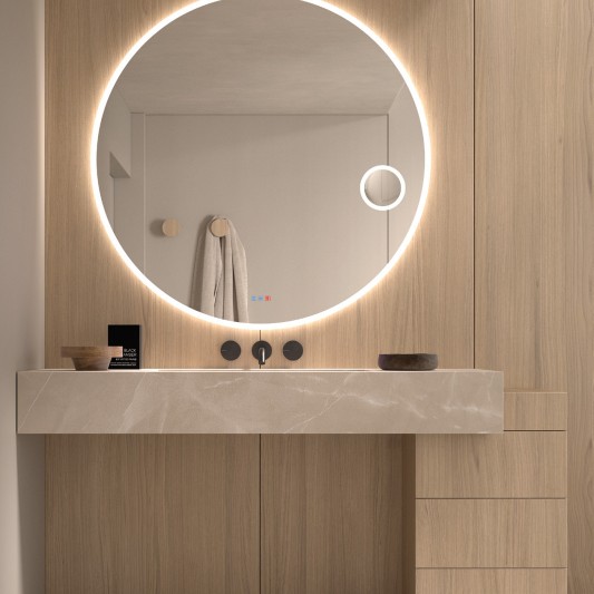 Espejo LED Elvas de Dyled, Standard y Standard Pro