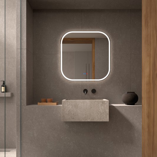 Espejo LED Guimarães de Dyled, Standard y Standard Pro