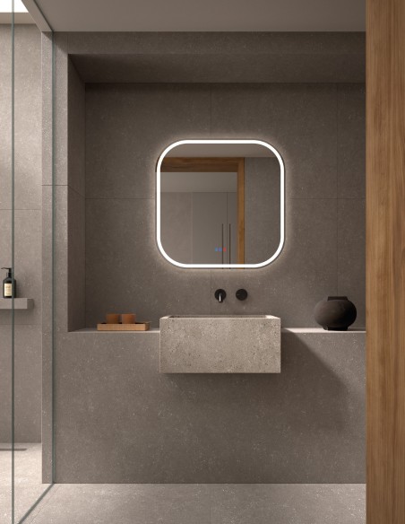 Espejo LED Guimarães de Dyled, Standard y Standard Pro