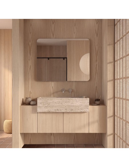Espejo de baño Tai de Dyled sin iluminación, 60-140 cm