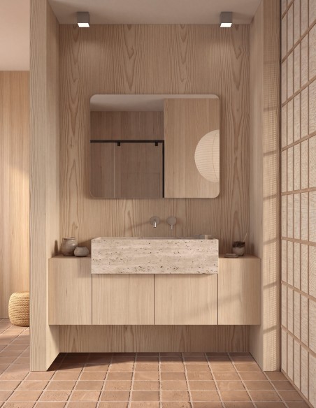 Espejo de baño Tai de Dyled sin iluminación, 60-140 cm