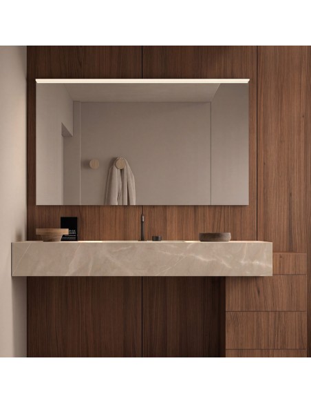 Espejo de baño Goa de Dyled con aplique LED Nui, 60-140 cm
