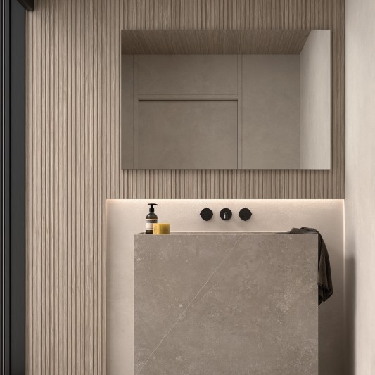 Espejo de baño Padua de Dyled sin iluminación, 60-140 cm