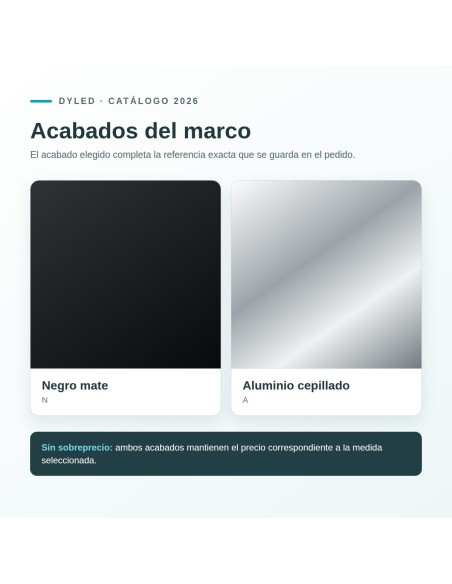 Espejo de baño Padua de Dyled sin iluminación, 60-140 cm