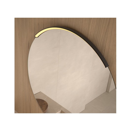 Aplique LED Monza de Dyled para espejo, Ø 50-120 cm
