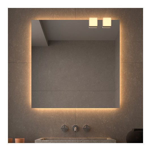 Aplique LED Square de Dyled para espejo, 7,5 cm