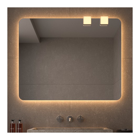 Aplique LED Square de Dyled para espejo, 7,5 cm