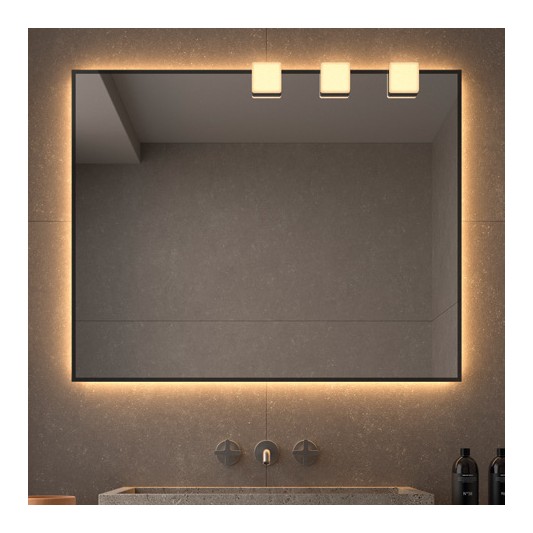 Aplique LED Square de Dyled para espejo, 7,5 cm