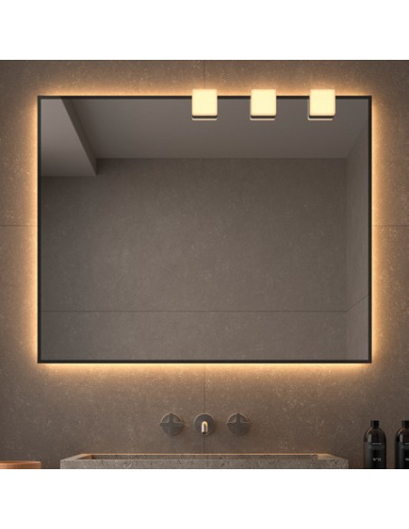 Aplique LED Square de Dyled para espejo, 7,5 cm