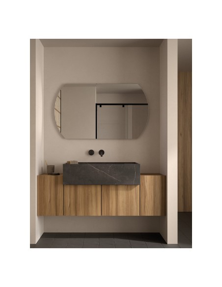 Espejo de baño Alsek de Dyled sin iluminación, 100-140 cm