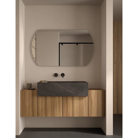 Espejo de baño Alsek de Dyled sin iluminación, 100-140 cm