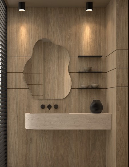 Espejo de baño Kazan de Dyled sin iluminación, 60-80 cm