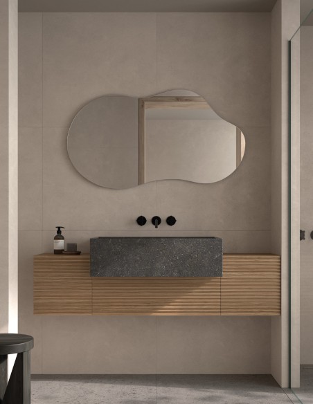 Espejo de baño Split de Dyled sin iluminación, 100-140 cm