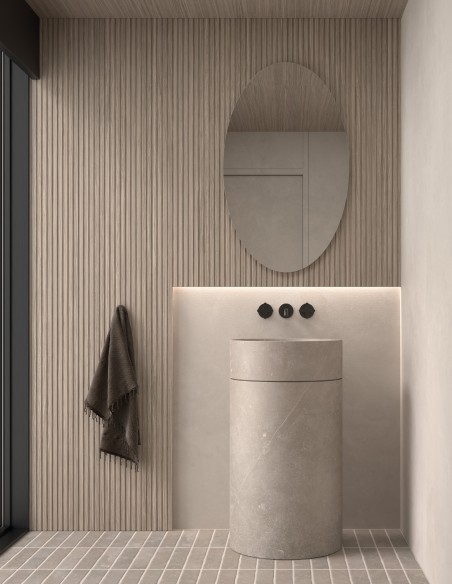 Espejo de baño Pirin de Dyled sin iluminación, 50-60 cm