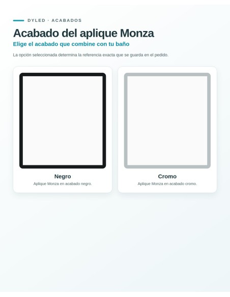 Espejo de baño Gondar de Dyled con aplique 4000 K, 80 cm